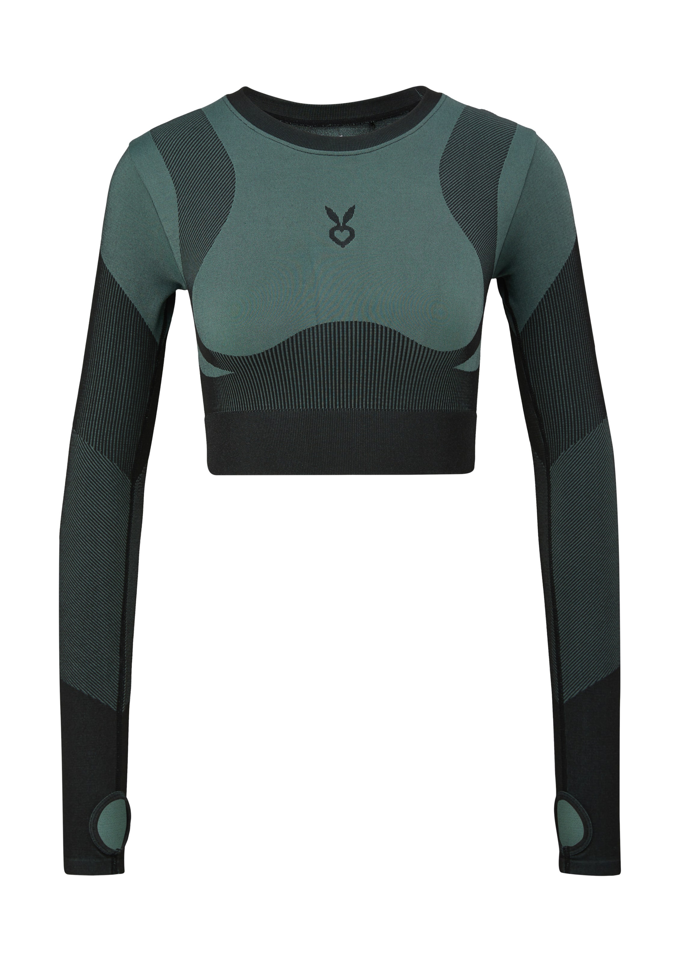 QS Shirt in Grün: Vorderseite