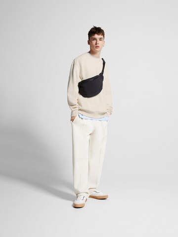 Bershka Sweatshirt in White