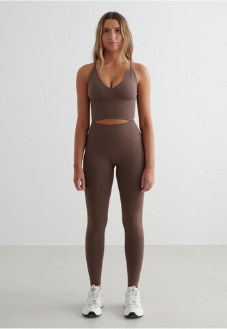 Aim'n Bralette Sports Bra in Brown