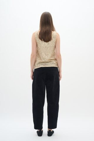 InWear Loose fit Pleat-front trousers 'Rikka Barrel' in Black