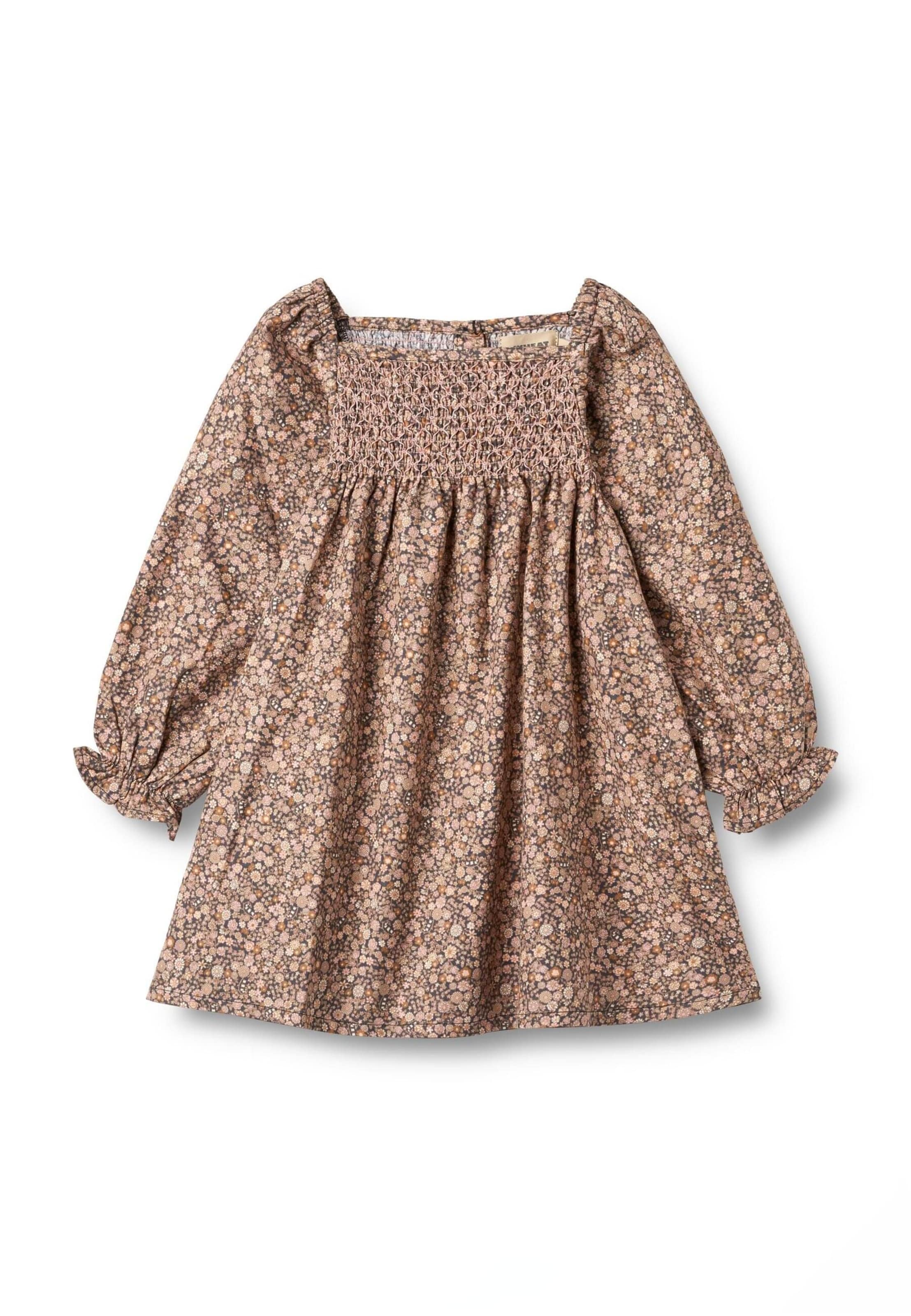 WHEAT Jurk 'Bella' in Bruin: voorkant