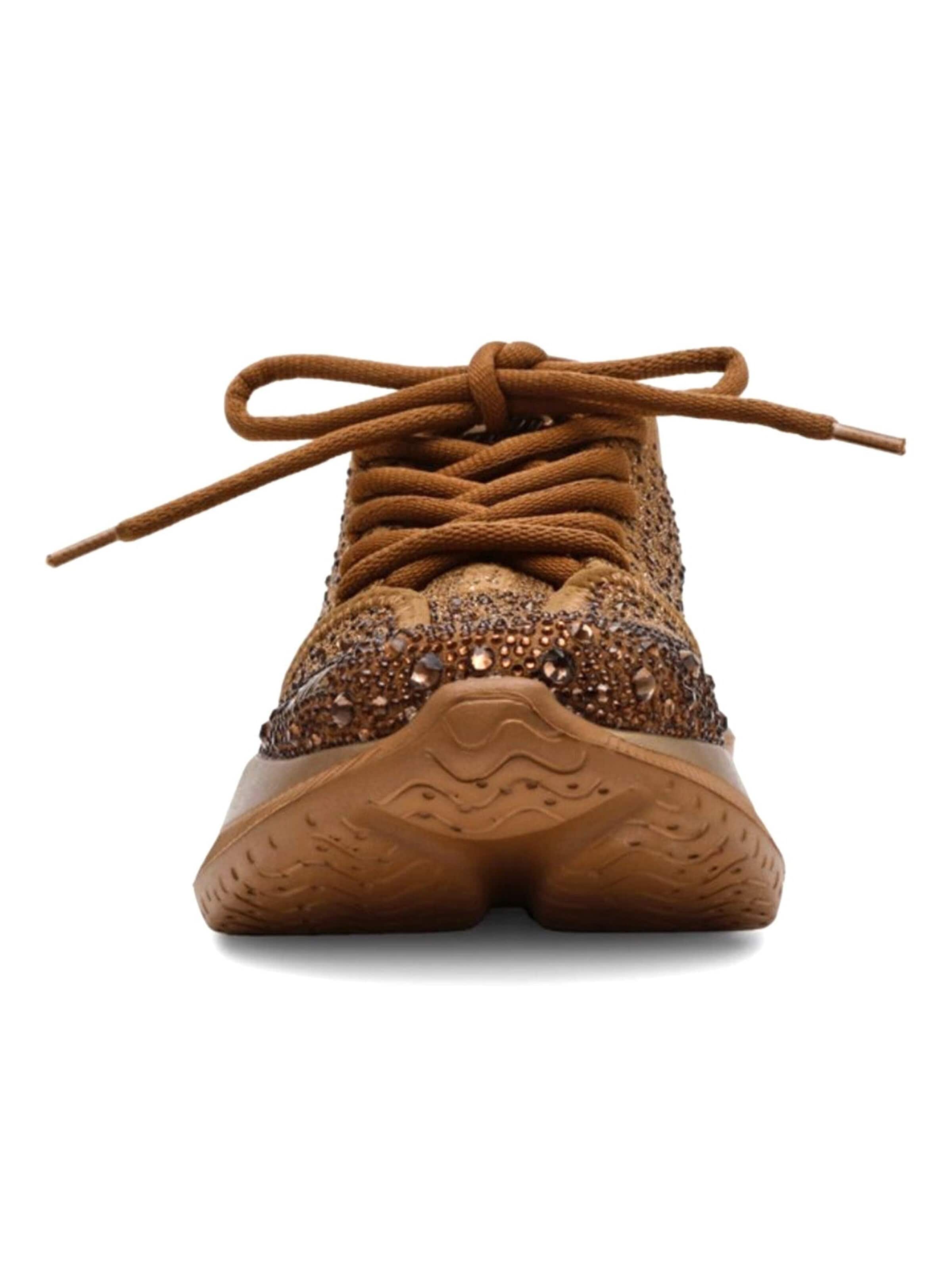 STEVE MADDEN Sneakersy niskie 'ELEVATE 3 BROWN / TAN' w kolorze brązowy