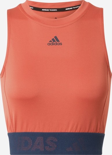 Sport top ADIDAS PERFORMANCE pe albastru închis / roșu orange, Vizualizare produs