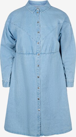 Zizzi Shirt Dress 'Dolia' in Blue: front