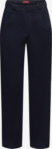 ESPRIT Pleat-Front Pants in Blue: front