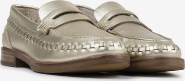 BRONX Moccasins in Gold