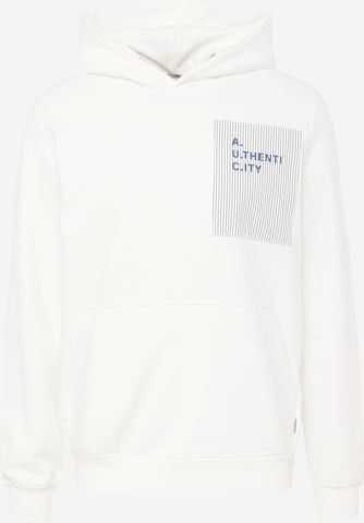 Sweat-shirt s.Oliver en blanc : devant