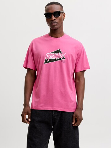 JACK & JONES Majica 'JORKAI ARCHIVE' | roza barva: sprednja stran