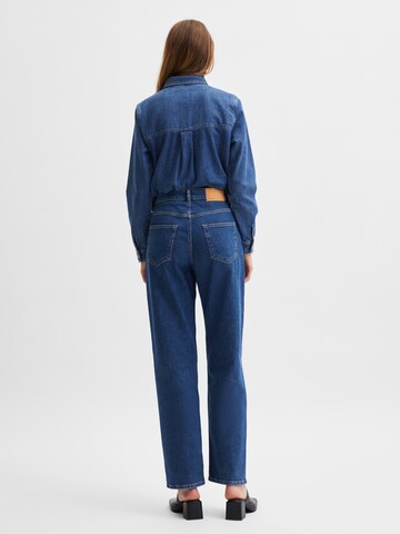 SELECTED FEMME regular Jeans 'Blair' i blå