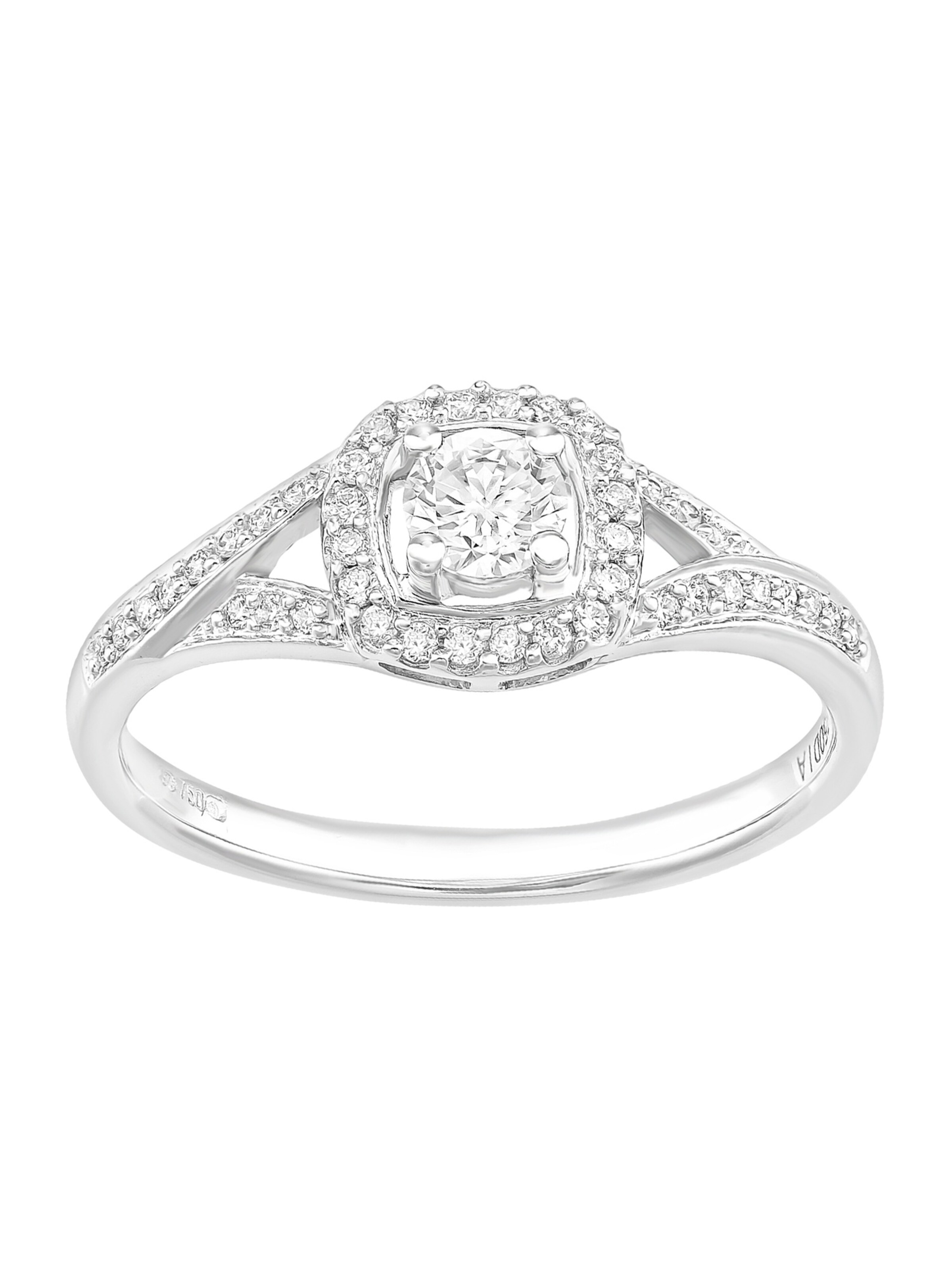 DIAMANT LETERNEL Ring‌‌‌ in Silber: Vorderseite