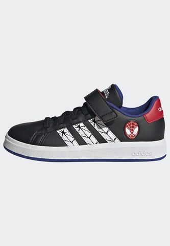 ADIDAS SPORTSWEAR Trainers 'Grand Court Spider-Man' in Black: front
