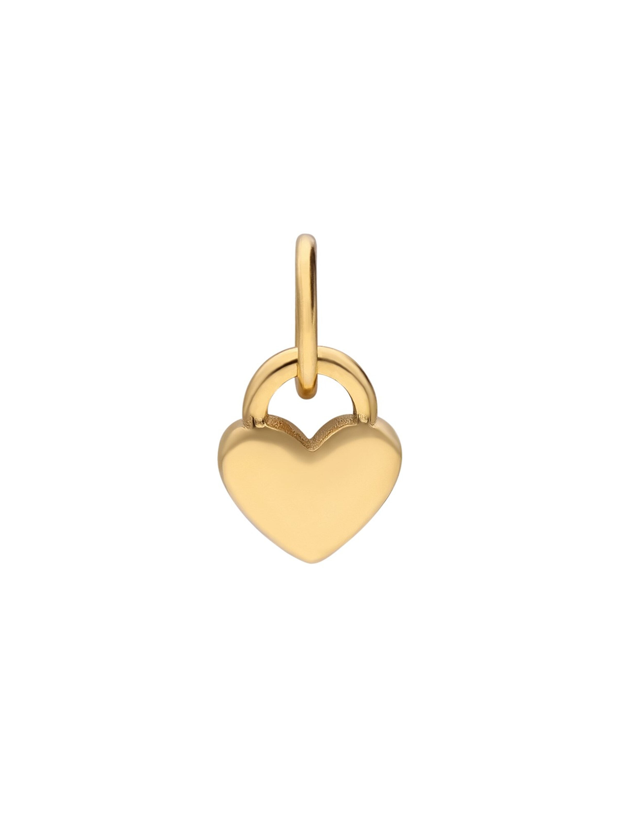 Lucardi Pendant in Gold: front