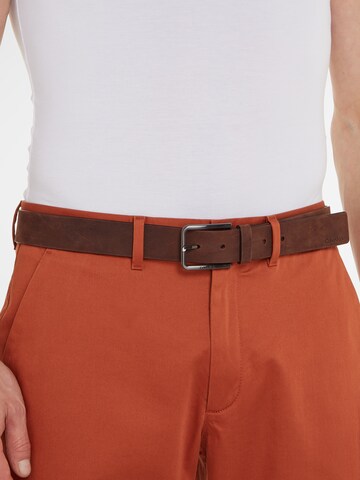 Ceinture 'Warmth' Calvin Klein en marron : devant