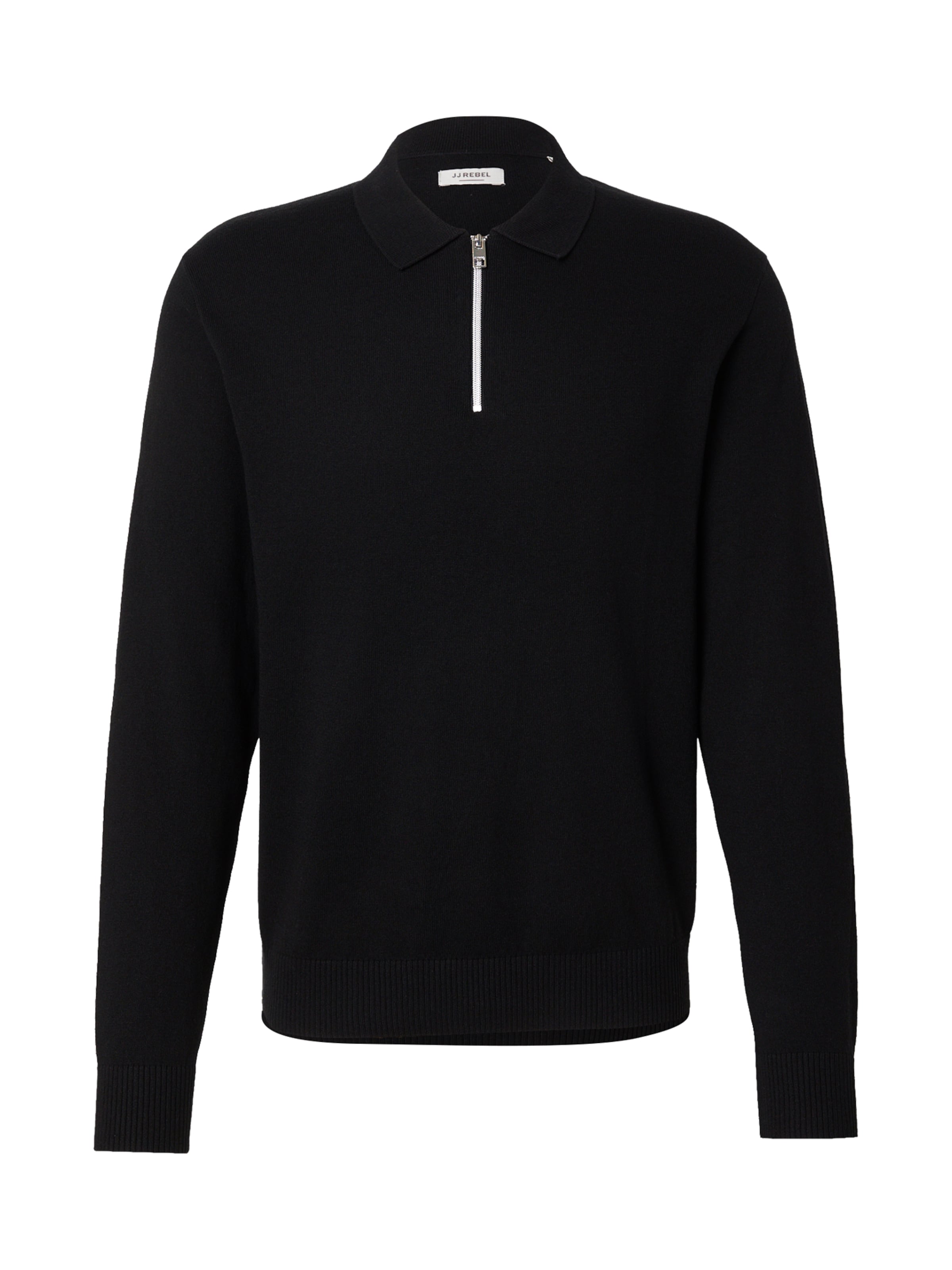 JJ Rebel Pulóver 'JREBCALLUM' - fekete: elől