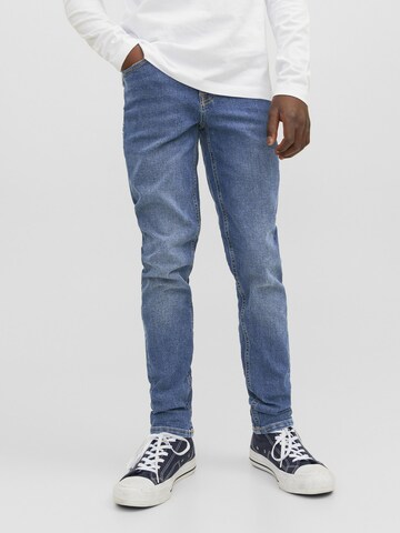 mėlyna JACK & JONES MINI Standartinis Džinsai 'JJGLENN': priekis