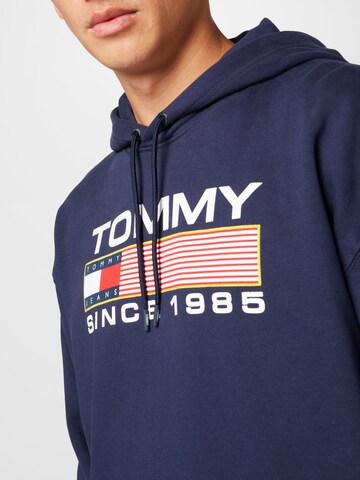 Bluză de molton de la Tommy Jeans pe albastru