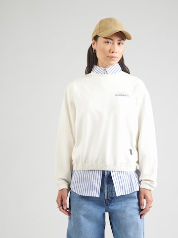 Sweat-shirt 'KEITH' NAPAPIJRI en blanc : devant