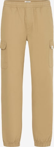 Pantalon cargo 'CAELAN' !Solid en beige : devant