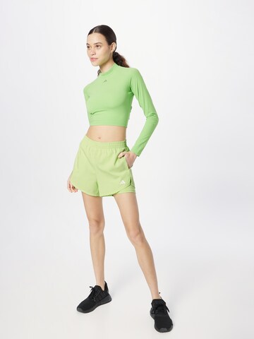 ADIDAS PERFORMANCE Regularen Športne hlače 'Minimal Made For Training' | zelena barva
