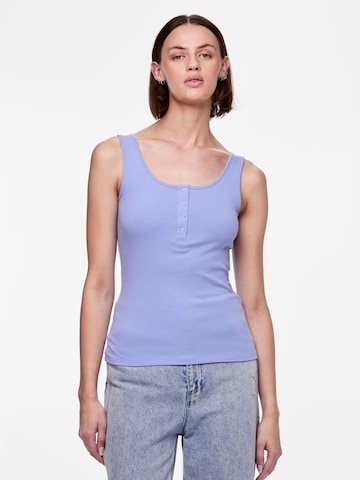 PIECES Top 'Kitte' in Blue: front