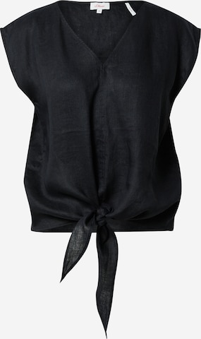 s.Oliver Blouse in Black: front