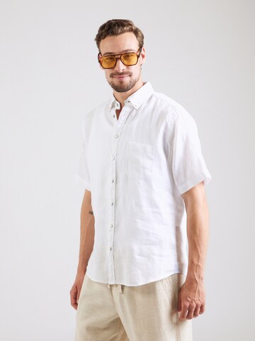FYNCH-HATTON Regular Fit Skjorte i hvid: forside