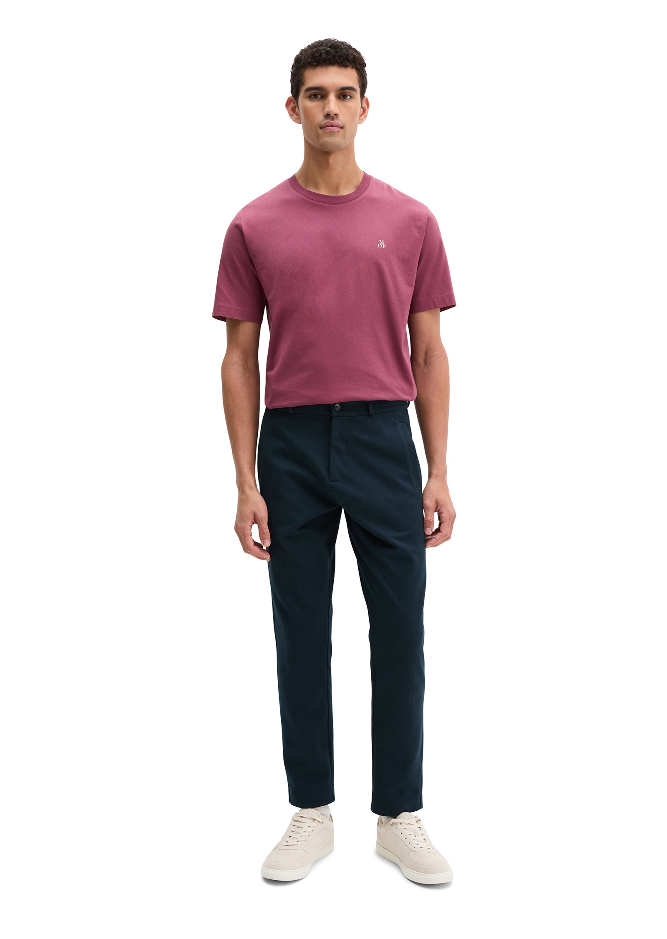 Marc O'Polo Shirt in Rood: voorkant