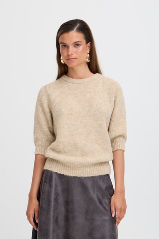 Pull-over 'BYMillers' b.young en beige : devant