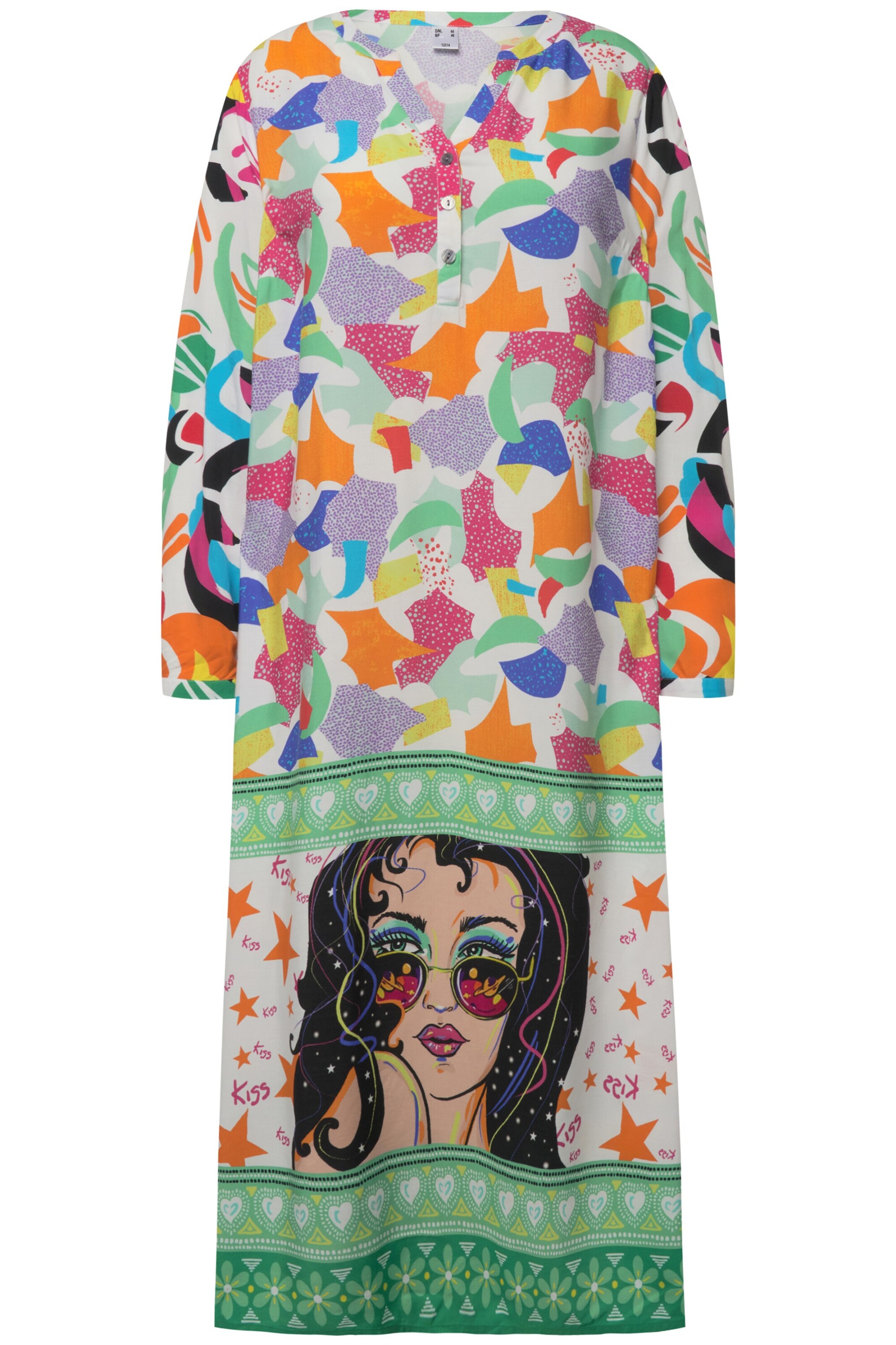 Angel of Style Jurk in Gemengde kleuren: voorkant