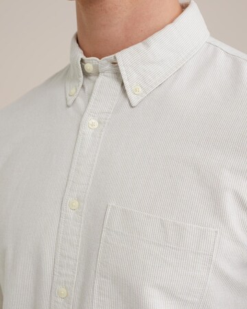 WE Fashion Regular fit Button Up Shirt in White