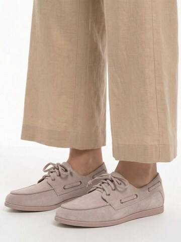Maciejka Buty sznurowane '07799-15/00-1' w kolorze żółty