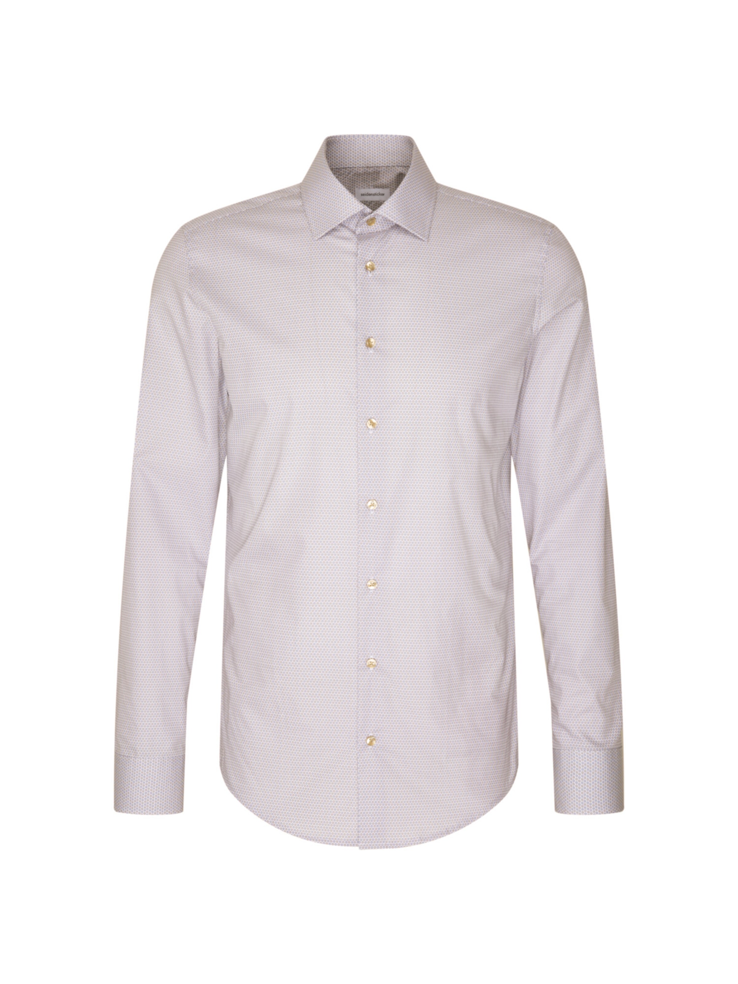 Camicia business SEIDENSTICKER di colore sabbia / blu / bianco, Visualizzazione prodotti