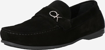 Mocassin Calvin Klein en noir : devant