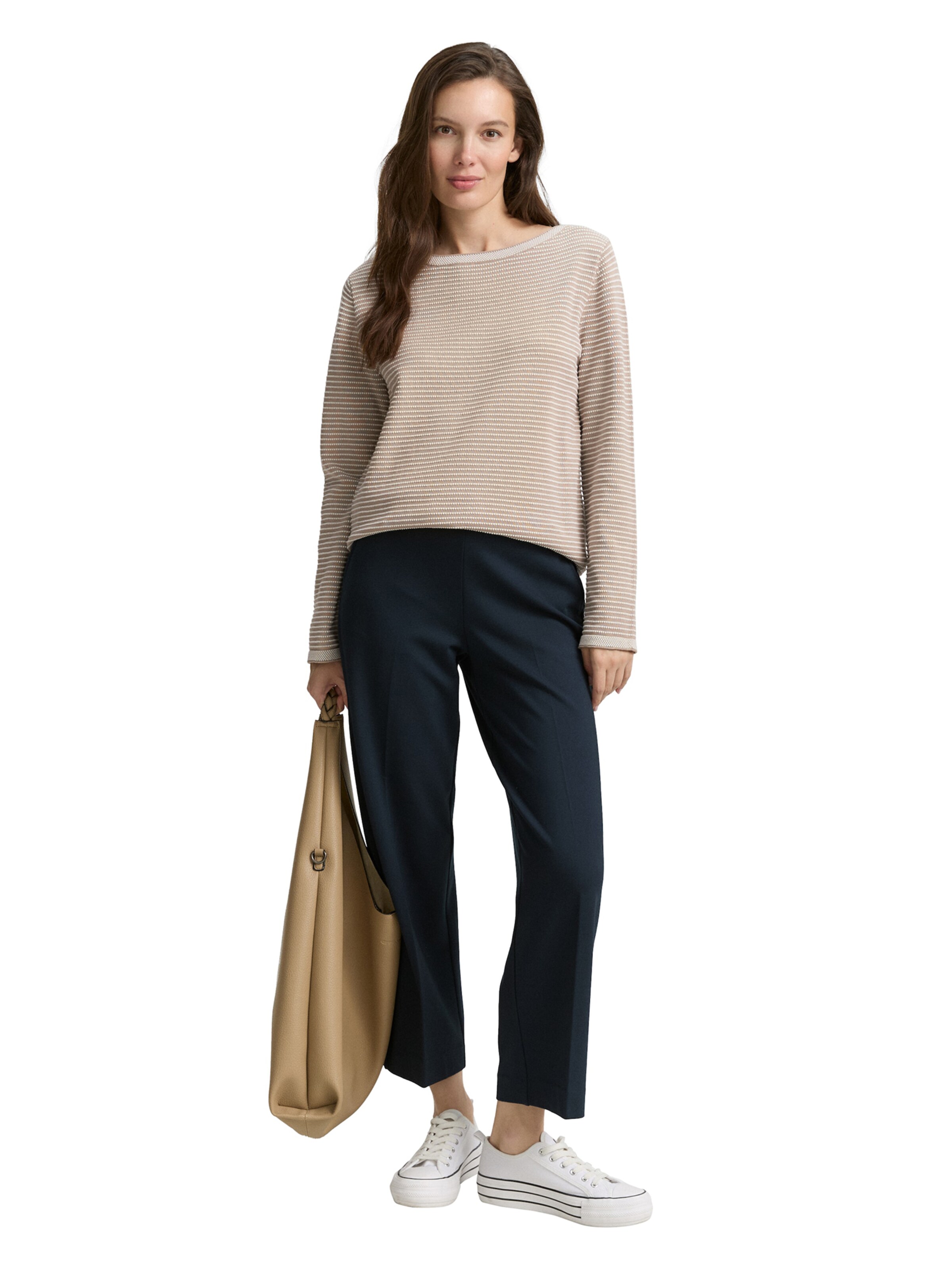 TOM TAILOR Pullover in Grau