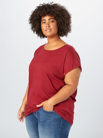 Urban Classics Shirt in Rood: voorkant