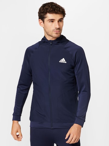 ADIDAS SPORTSWEAR Sports jacket in Blue: front
