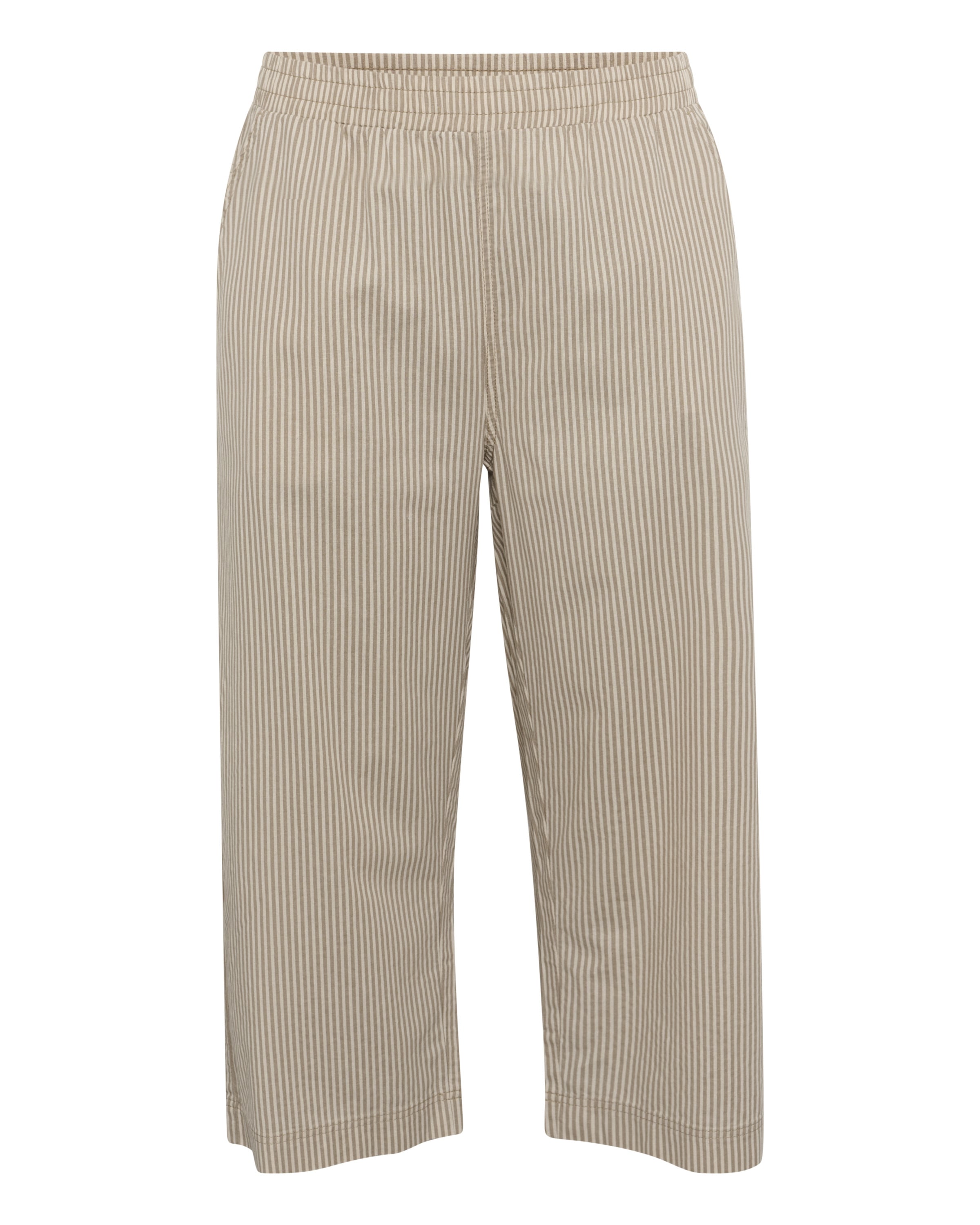 smėlio KAFFE CURVE Laisvas Kelnės 'KCNana': priekis