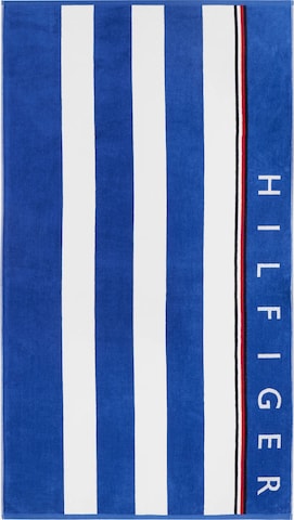 TOMMY HILFIGER Beach Towel 'ZOOM' in Blue: front