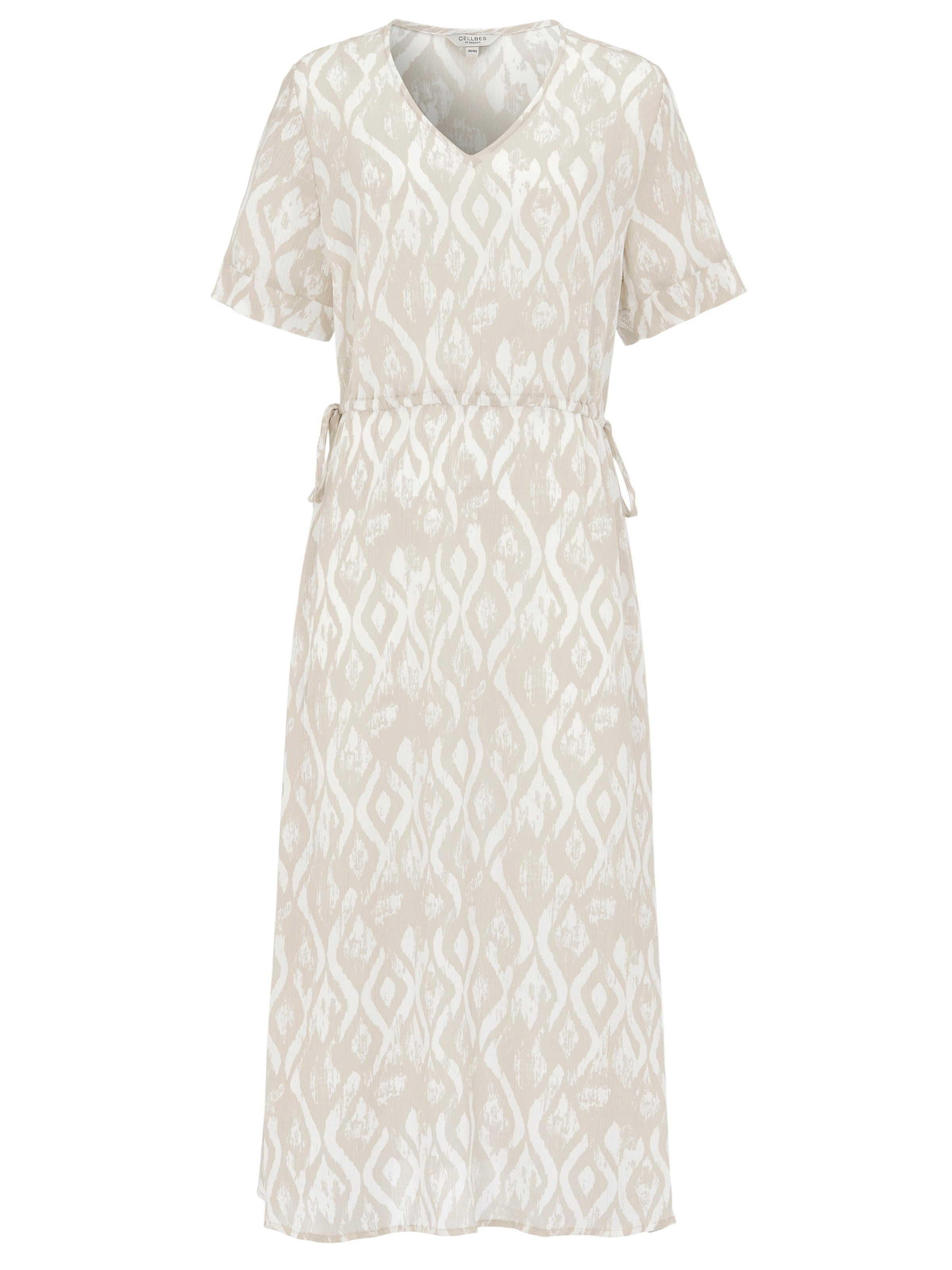 Cellbes of Sweden Jurk in Beige: voorkant