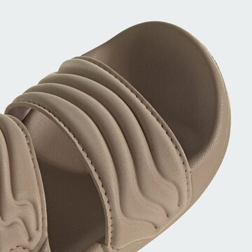 ADIDAS SPORTSWEAR Open schoenen 'ADILETTE' in Bruin