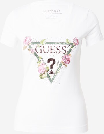 Maglietta di GUESS in bianco: frontale