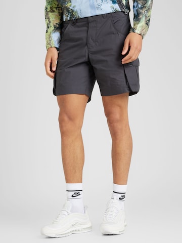 COLUMBIA Regular Outdoorbroek 'Landroamer' in Zwart: voorkant