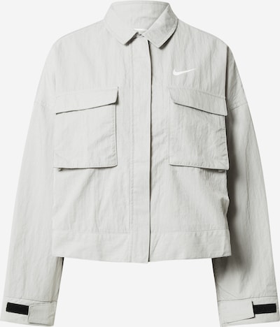 Nike Sportswear Jacke 'FIELD' in grau / weiß, Produktansicht