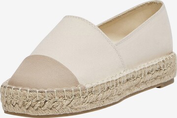 Pull&Bear Espadrilles in Beige: voorkant