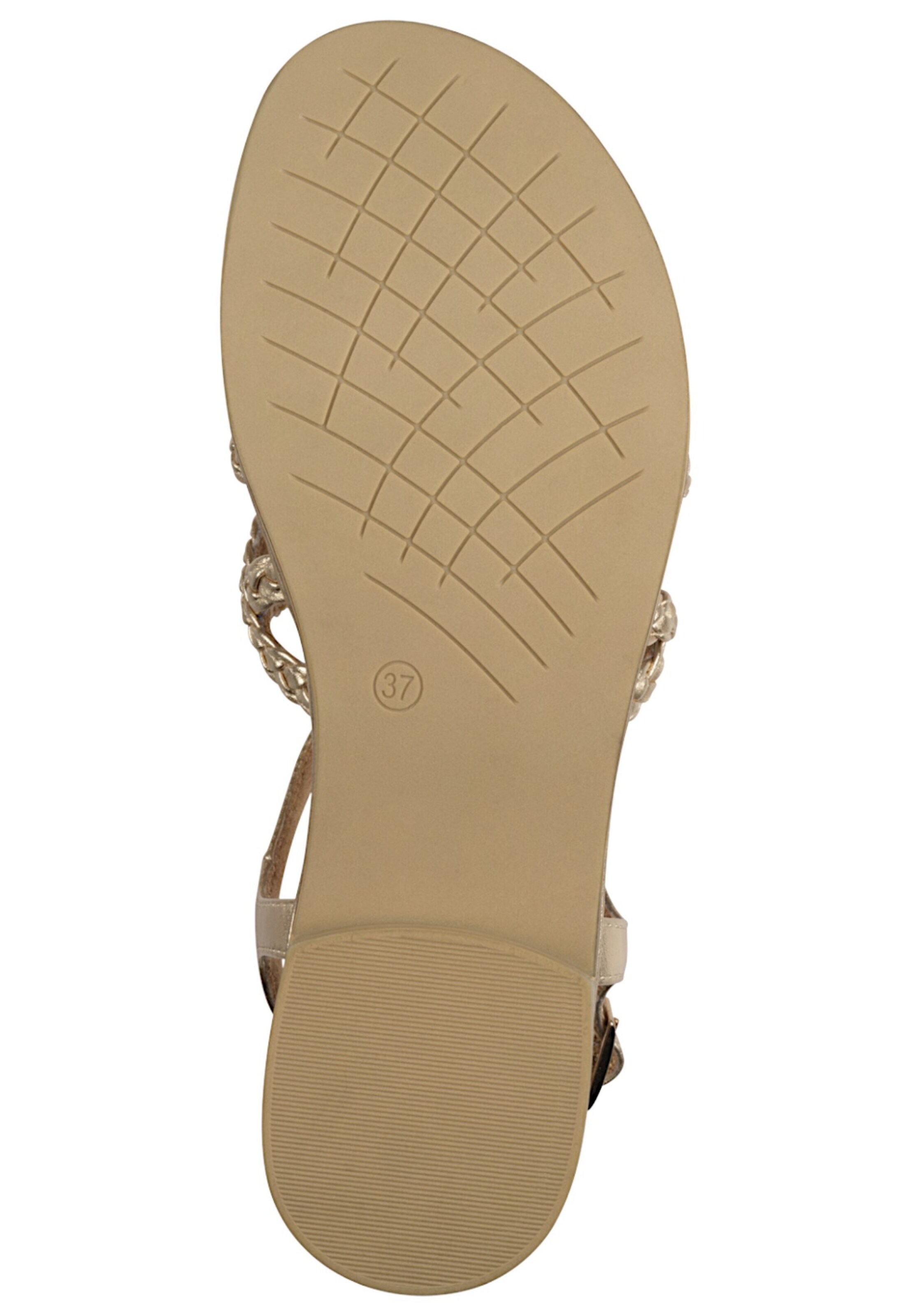 Sandales à lanières MARCO TOZZI en or