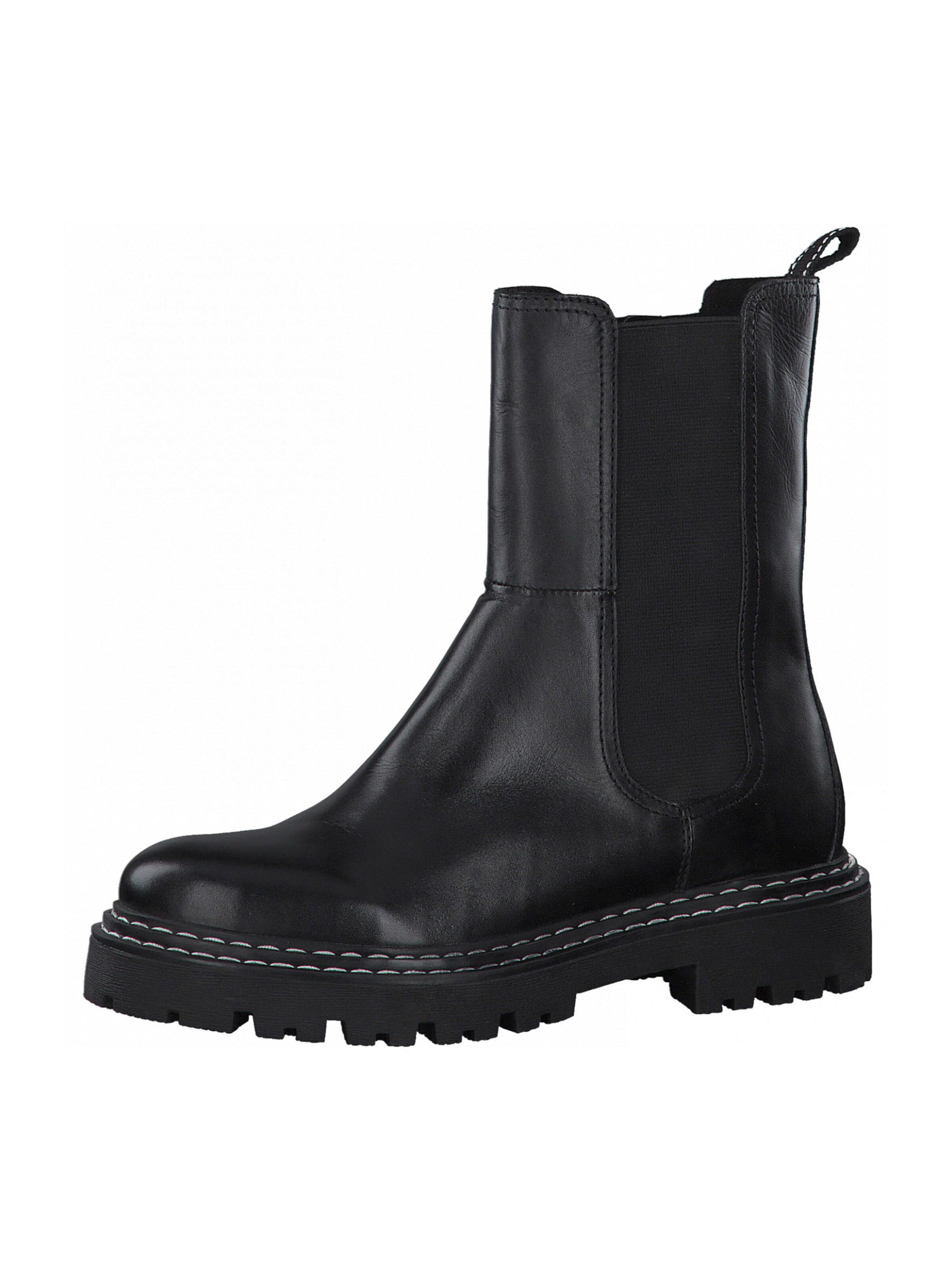 Donna QY18m MARCO TOZZI Boots chelsea in Nero 