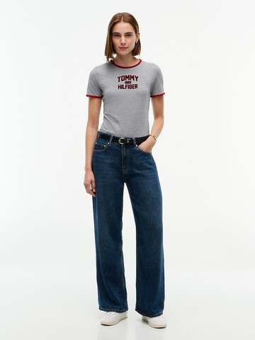 TOMMY HILFIGER Shirt 'Varsity' in Grey