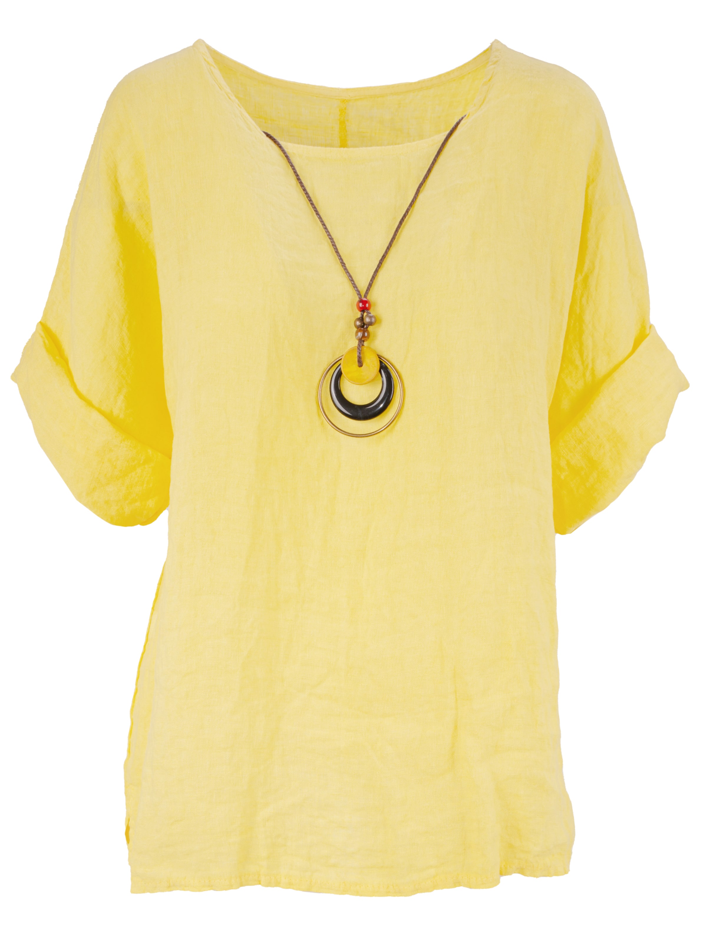 Chemisier 'Lina' Seasons of April en jaune : devant