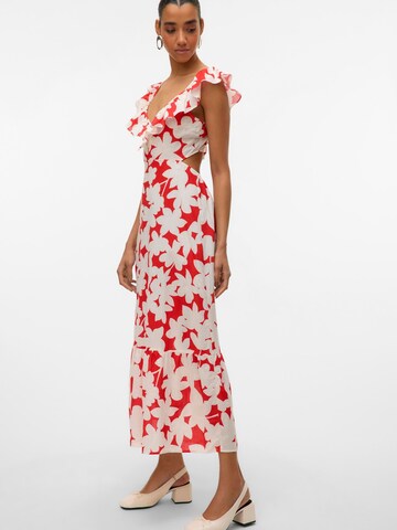 Robe 'VMDicthe' VERO MODA en rouge