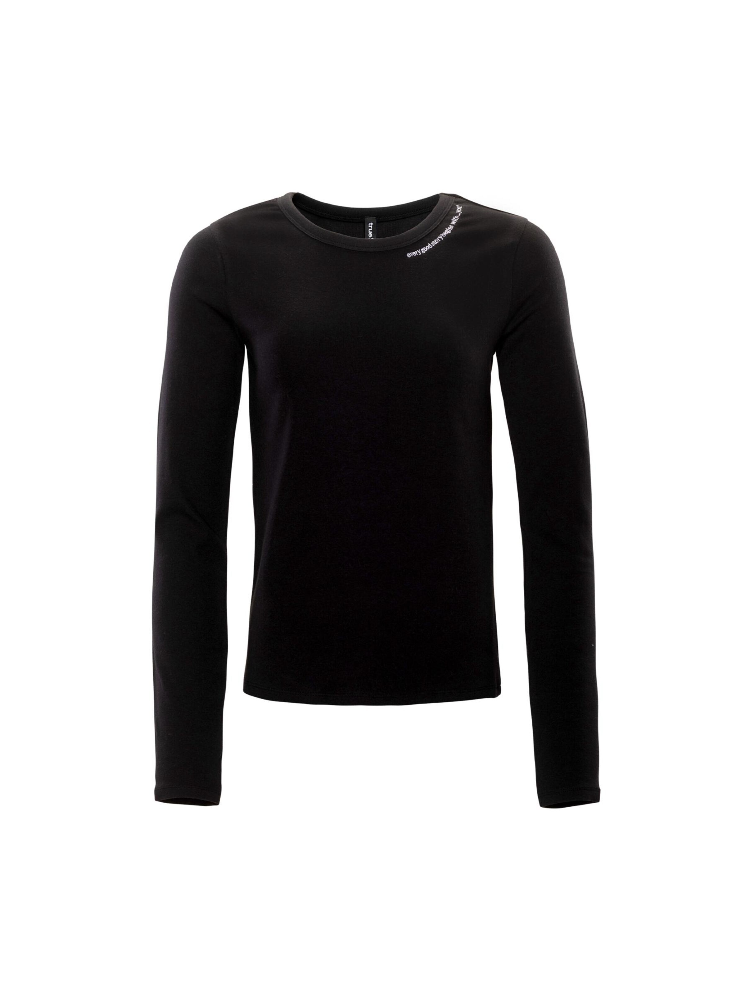 trueStory Shirt 'GEETA'‌‌‌‌‌‌‌‌ in L in schwarz, Produktansicht